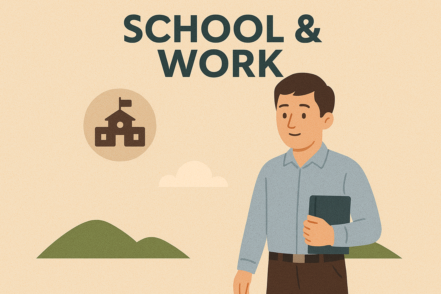 المدرسة والعمل – School & Work